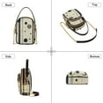 thumbnail image 3 of FORMRS Crossbody Bag for Women Shoulder Cell Phone Purse with Zipper, Stripes Pattern, 3 of 7