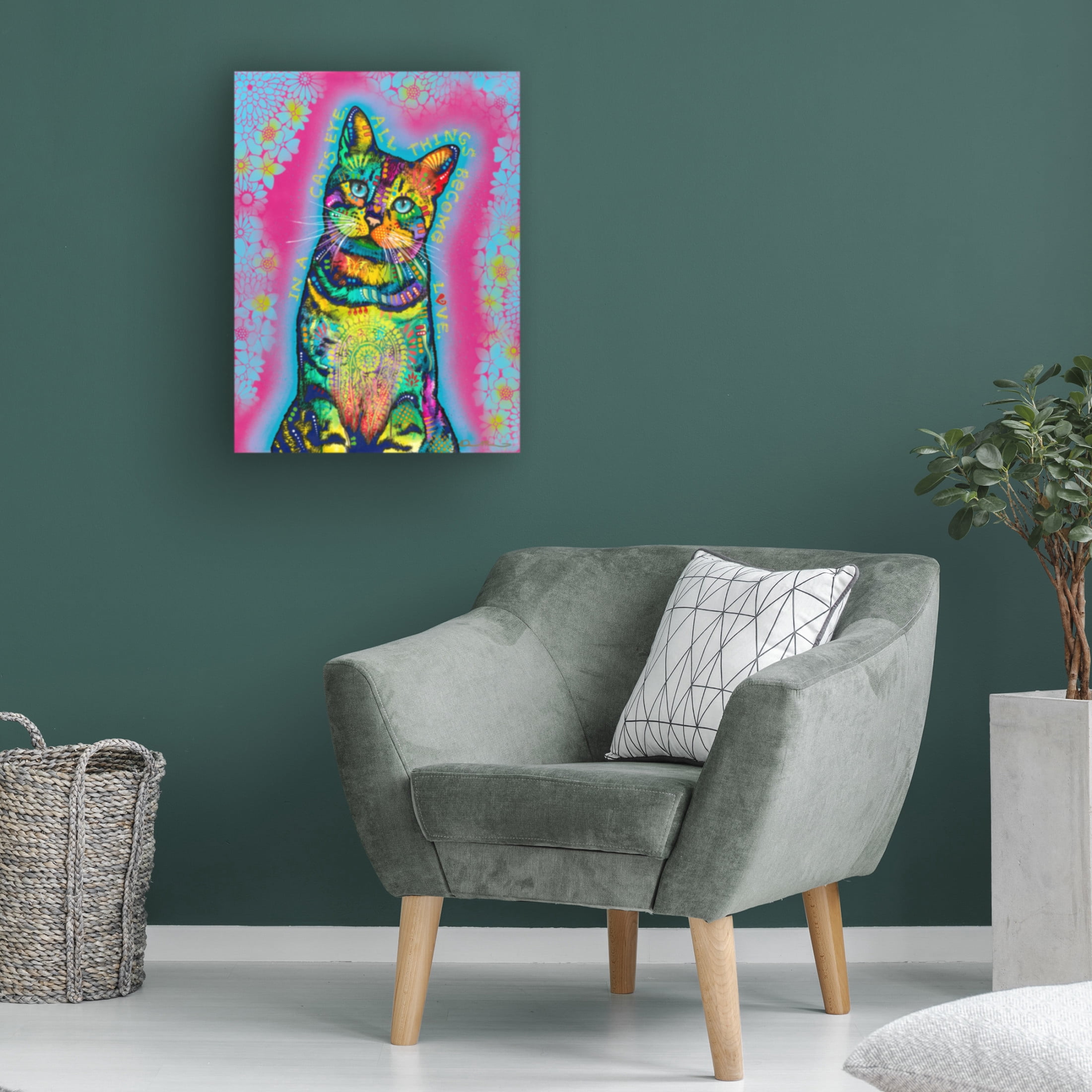 Canvas Wall Art - Dean Russo 'All Things Become Love' Wall Art for Living Room, Bedroom, or Office Décor by Trademark Fine Art - 18 x 24 Inches