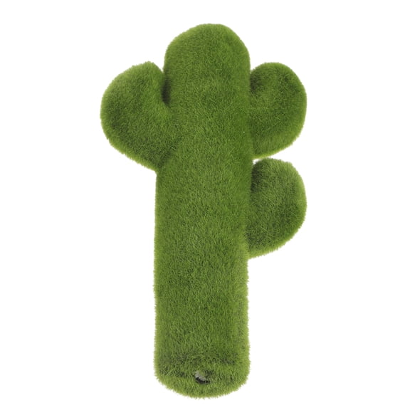 GETAJGHSD Decorative Green Moss Cactus with Detailed Workmanship for Home Moss Decor