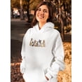 thumbnail image 2 of Sitting Dogs Hoodie Women -SPIdeals Designs, Female Medium, 2 of 4