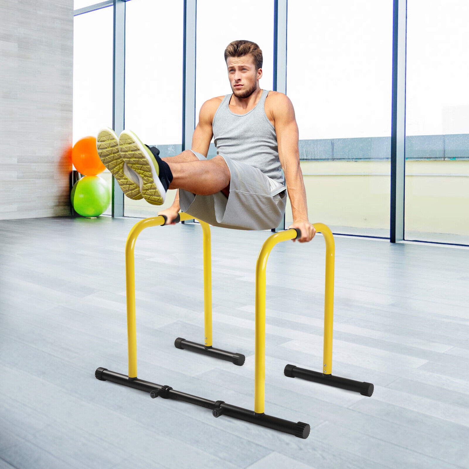 Miumaeov Dip Bar Dip Station Functional Heavy Duty Dip Stands Fitness