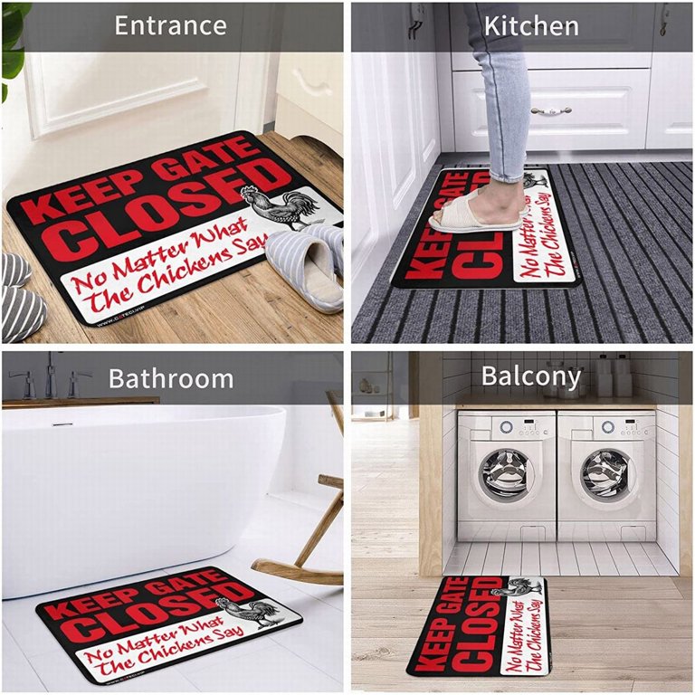 Funny Welcome Doormat Entryway Front Porch Rugs 60 * 40CM Anti