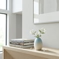 thumbnail image 5 of REGALWOVEN Mini Modern White Ceramic Vase Tiny Ribbed Bud Vase for Single Stem, Minimalist Decorative Small Vase for Bathroom Sky Blue 2.9"L x 2.9"W x 3.9"H, 5 of 6
