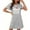 Gray, variant on TMOYZQ Womens Christmas Nightgowns Short Sleeve Crew Neck Cute Print T Shirt Dresses Casual Loose Fit Lounge Christmas Party T Shirt Dress Nightgowns