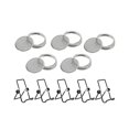 thumbnail image 1 of Seed Sprouting Lids- Stainless Steel Sprout Lids With Screen For Wide Mouth Jars, 1 of 5