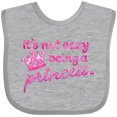 thumbnail image 3 of Inktastic It's Not Easy Being a Princess Girls Baby Bib, 3 of 4