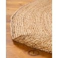 thumbnail image 6 of Avgari Creation Home Jute Braided Rug Round Natural Beige Hand Woven Rugs for Kitchen Living Room Entryway Outdoor Rug Runner Home Decor Carpet Rugs for Living&nbsp;-9x9 Square Feet, 6 of 6