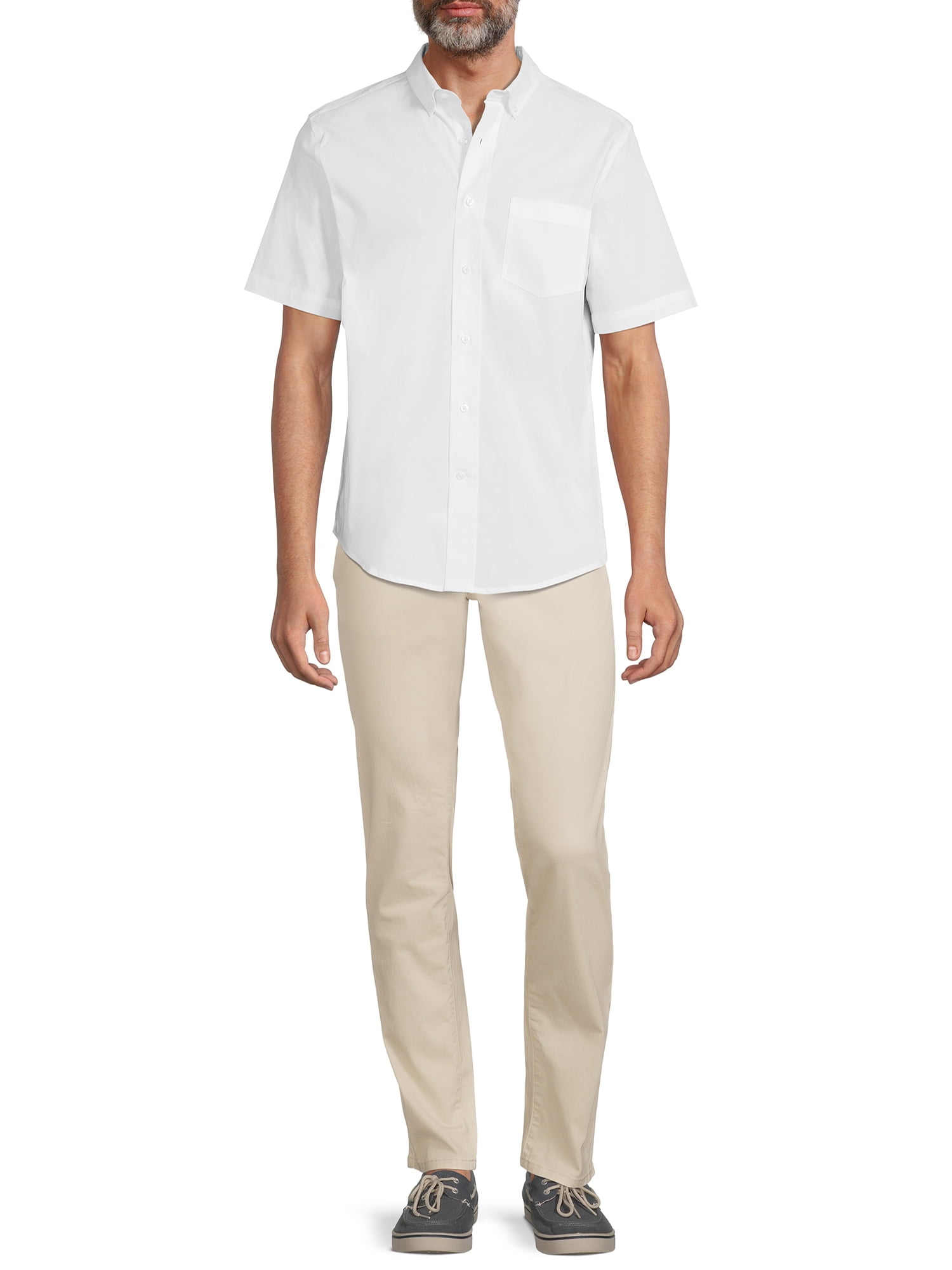 George Men’s Poplin Shirt with Short Sleeves