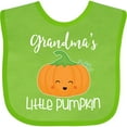 thumbnail image 3 of Inktastic Grandma Little Pumpkin Halloween Boys or Girls Baby Bib, 3 of 4