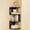 Black BK, variant on Iumwxz Corner Shelf Corner Corner Shelf No Punch Wall Organizer Bedroom Living Room Corner Bookshelf Kitchen Cabinet Storage Shelf furniture White Wood Clearance Sales