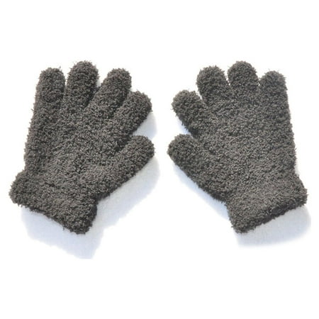 Premium Photo  Knitting gloves made of gray wool. top view.