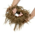 thumbnail image 6 of Tousled Updo Messy Bun Hair Tousled Updo Ponytail Hair Hairpiece With Elastic Rubber Band Updo Extensions Hairpiece Synthetic Bun Messy Bun Hair Piece Elastic Scrunchie Chignon, 6 of 7