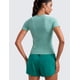 thumbnail image 2 of Remera CRZ YOGA sin costuras, transpirable, manga corta, color verde Cascadia, 2 of 6