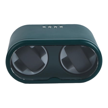 FVDPWYE Automatic Double Watch Winder Silent Working Efficient Rotation Antimagnetic Two Green
