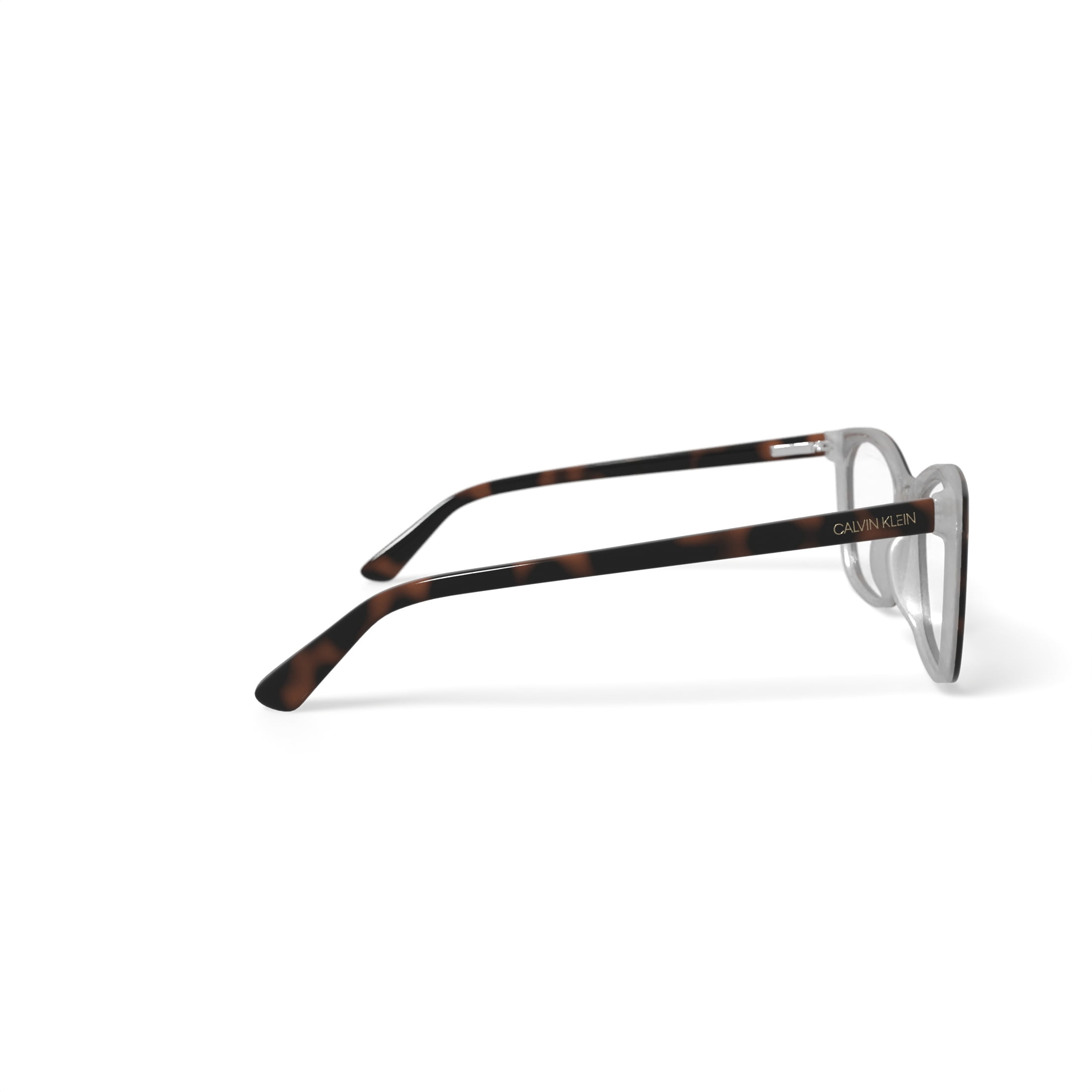 Calvin Klein Women's CK19529G Prescription Eyeglasses with Case, Blue Tortoise