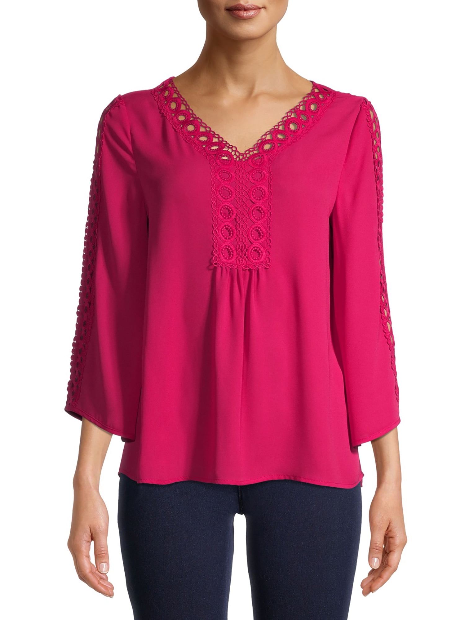 The Pioneer Woman Crochet Blouse - Walmart.com