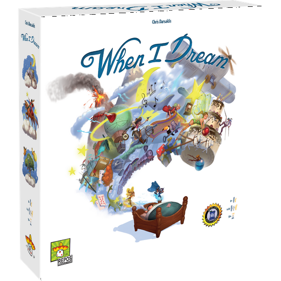 Drawlab Entertainment When I Dream Board Game, Family Fun, Imagination, 2-10 Players