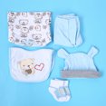 thumbnail image 2 of Conjunto de Ropa para Muñeca Vhermosa Ropa de oso azul claro para Muñeca de 50-55 cm, 2 of 8