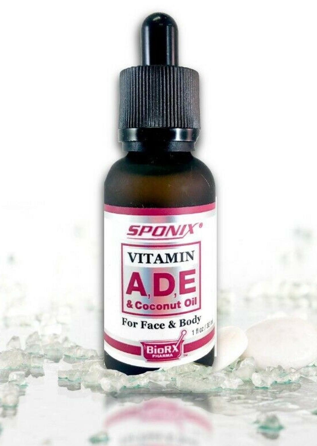 Vitamin A D E & Coconut Oil Serum 1 Oz (30 mL) For Face and Body