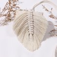 thumbnail image 5 of Curtain Tiebacks for Curtains, 4 Pieces Tiebacks Boho Leaves Curtain Holder Cotton Macrame Curtain Holder Drawstring Curtain Beige Cotton Rope Curtains, 5 of 5