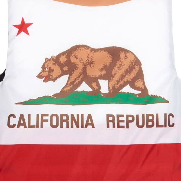 Action 4 Buckle Vest L/XL State Flag CA