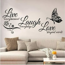 Wall Sticker Live Laugh Love