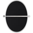 thumbnail image 7 of Signature Home Collection Plated Framed Classic Oval Wall Mirror - 30", 7 of 7