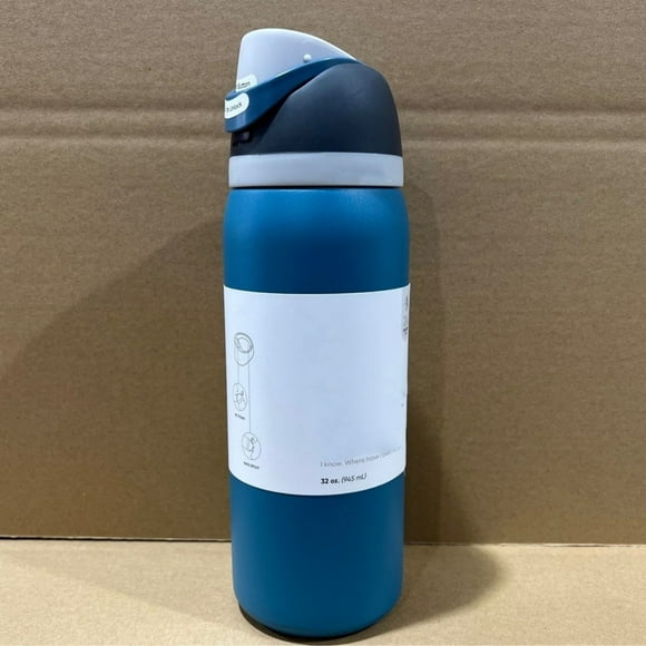 Owala FreeSip Insulated Stainless Steel Water Bottle with Straw for Sports Vacuum Cup Travel Water Bottle Blue - 32 OZ