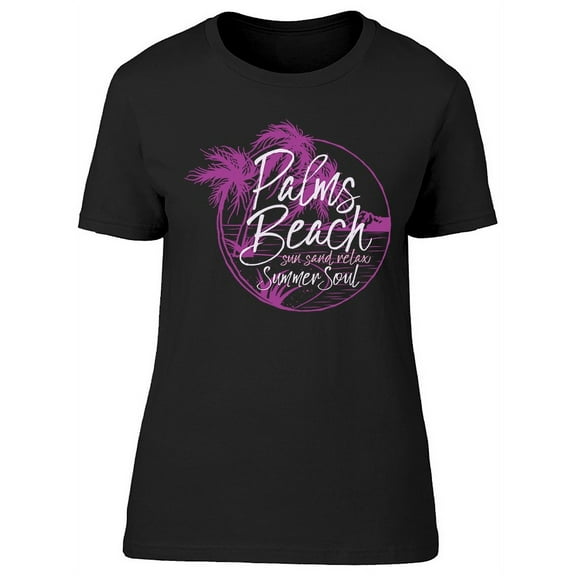 Palms Beach Summer Soul T-Shirt Women -Image by Shutterstock, Female 3X-Large