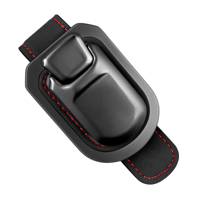 Soporte para gafas de sol para visera de coche para hombres y mujeres, clip portátil para colgar gafas. Negro