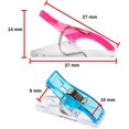 thumbnail image 4 of 60 clips para coser botones de patchwork, colores mezclados, paquete de 20*3, 4 of 5