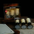 thumbnail image 5 of Flameless LED Votive Candles Set for Wedding or Halloween, Plastic, 3 Sizes, Safe Battery Operated for Tabletop or Room Decor, 5 of 9
