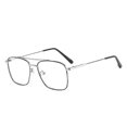 thumbnail image 1 of Gafas anti-azules Gafas con montura metálica retro Gafas generales para hombres y mujeres Cómodas, 1 of 5