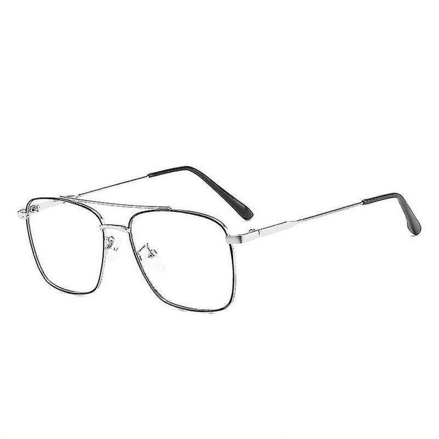 Gafas anti-azules Gafas con montura metálica retro Gafas generales para hombres y mujeres Cómodas