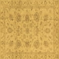 thumbnail image 1 of Ahgly Company Indoor Square Oriental Brown Traditional Area Rugs, 3' Square, 1 of 4