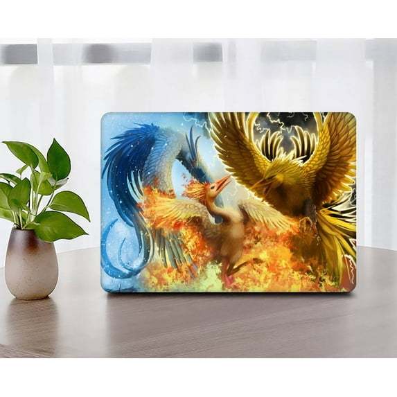 KSK KAISHEK Hard Case Shell Cover for 2015 2014 2013 2012 Rel. Old MacBook Pro 13 inchs with No Touch No USB-C / CD-ROM + Black Keyboard Cover Model: A1425 or A1502 Animal A 204