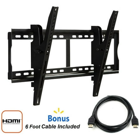 Tilting Mount for 37" to 70" Flat Panel TVs with HDMI Cable