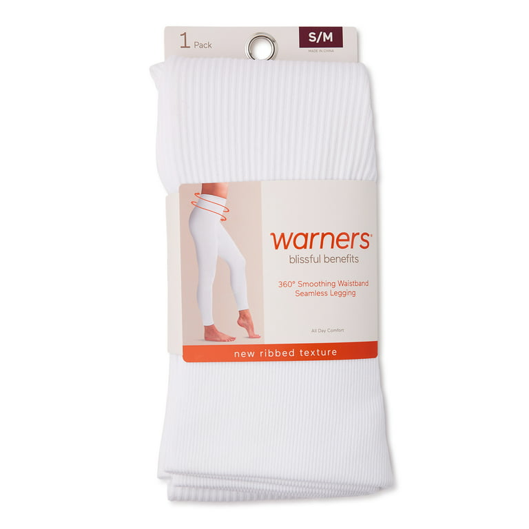 Warner's Women's Seamless Ribbed Leggings, 1-Pack 