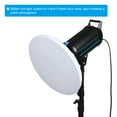 thumbnail image 5 of Uxcell 17" 42cm Soft Diffuser Lamp Cover Cloth Light Diffuser Strobe Reflector Lamp Sock White, 5 of 5
