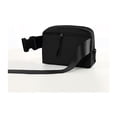 thumbnail image 3 of Unisex Mini Belt Bag with Adjustable Strap Small Pouch for Travel Training Running Hiking, Black, 3 of 5