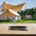 thumbnail image 3 of 2Pcs Fiberglass Camping Tent Pole Bars Outdoor Support Rods Awning Frames Kit 310, 3 of 9