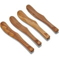 thumbnail image 2 of Berard Acero Olive Wood 6 Inch Spreader, Set of 4, 2 of 3