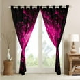 thumbnail image 4 of Bowling Party Blackout Curtains 52"x84" Set of 2 Panels for Teens Boys Bedroom Decor,Kids Sports Curtains Rose Pink Ball Window Curtains & Drapes Bowling Ball Print Darkening Curtains Black Decor, 4 of 5