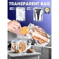 thumbnail image 5 of 120 Piece 4x6 Inch Clear Front Mylar Bag Aluminum Foil Back Stand Up Resealable Food Storage Pouch, 5 of 7
