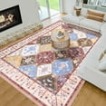 thumbnail image 4 of Ultrug Soft Boho Area Rug Moroccan Geometric Rugs Washable Carpet for Bedroom Living Room Home Decor,4'x6',Coffee, 4 of 7