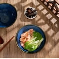 thumbnail image 6 of 8 Inch Ceramic Ramen Bowl Set of 2, 40oz Japanese Bowls with Spoons & Chopsticks,Durable,Microwave & Dishwasher Safe,Perfect for Ramen,Pho,Salad,Soup,Noodles，Mixing bowls（Blue Topaz）, 6 of 9