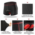 thumbnail image 5 of Men Cycling Underwear Shorts Breathable Gel Padded Mtb Biking Riding ShortsXL, 5 of 5