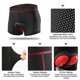 thumbnail image 5 of Pantalones cortos de ciclismo para hombre, pantalones cortos de ciclismo de montaña acolchados con Gel transpirable, 5 of 5