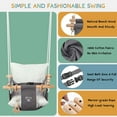 thumbnail image 6 of G TALECO GEAR 2 in 1 Baby Swing Outdoor, Baby Jumpers and Bouncers, Indoor Toddler Swing for Baby up to 3 Year, White, 6 of 8