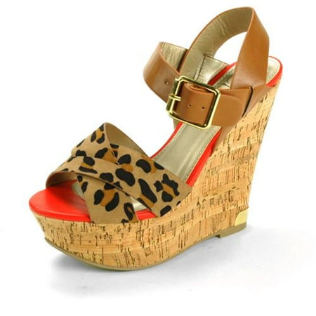 delicious shoes cork platform wedge high heels open toe sandal ankle delicious shoes cork platform wedge high heels open toe sandal ankle